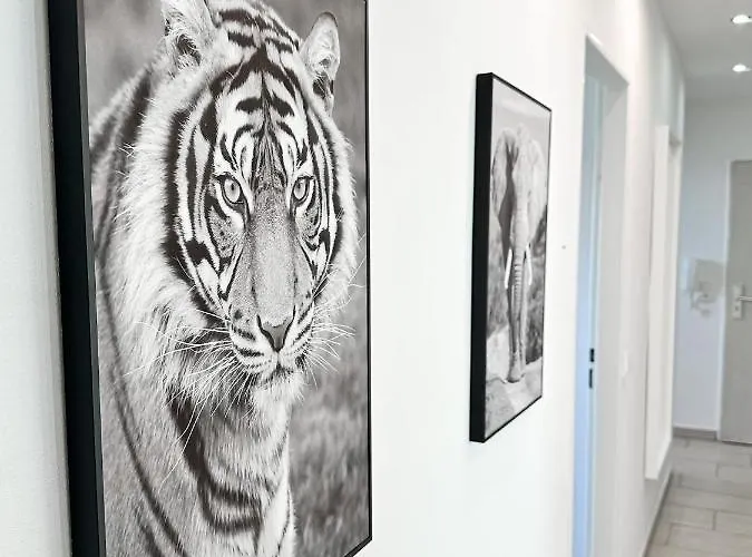 Moderne 3-zimmer-ferienwohnung Bei Frankfurt - Frisch Renoviert, Zentral Gelegen Und Perfekt Fuer Familien Und Business-trips 公寓