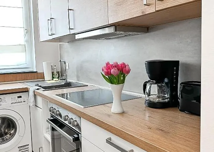 Moderne 3-zimmer-ferienwohnung Bei Frankfurt - Frisch Renoviert, Zentral Gelegen Und Perfekt Fuer Familien Und Business-trips * 埃格尔斯巴赫